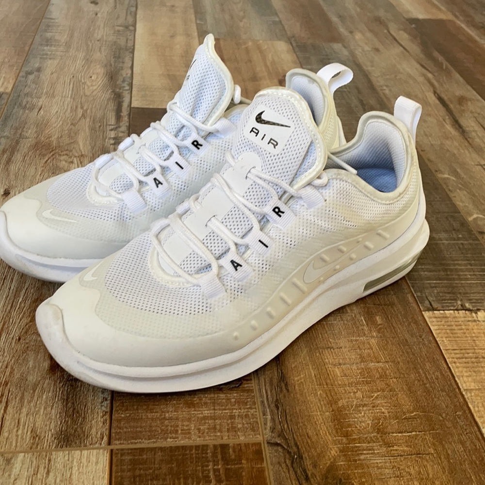 White Nike Air shoes